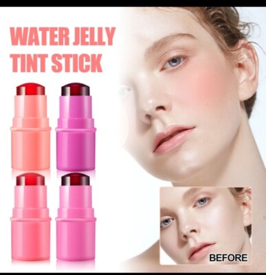 Jelly Blush Cooling Water Jelly Tint Lip + Cheek Blush Stain  Summer Makeup Pink