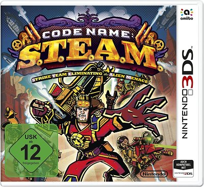 Nintendo 3DS Spiel Code Name Steam - S.T.E.A.M. 2DS kompatibel NEUWARE