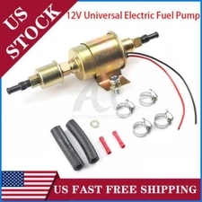 Universal Electric Fuel Pump Inline 12V Low Pressure 5-9 PSI GAS Diesel E8012S