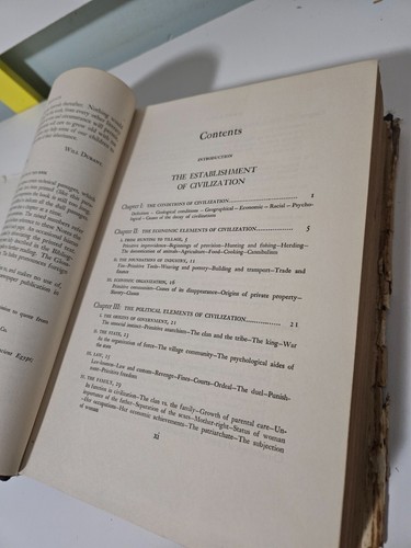 The Story of Civilisation Part 1: Our Oriental Heritage! 1942 HC/DJ Book - Picture 9 of 10