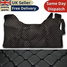 Pour Iveco Daily 6 2014+ Droit Drive 3 Couches Eco Cuir Noir Tapis Housses