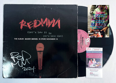 Redman Signed Autographed THAT'S HOW IT IS Vinyl Single Album EXACT Proof JSA