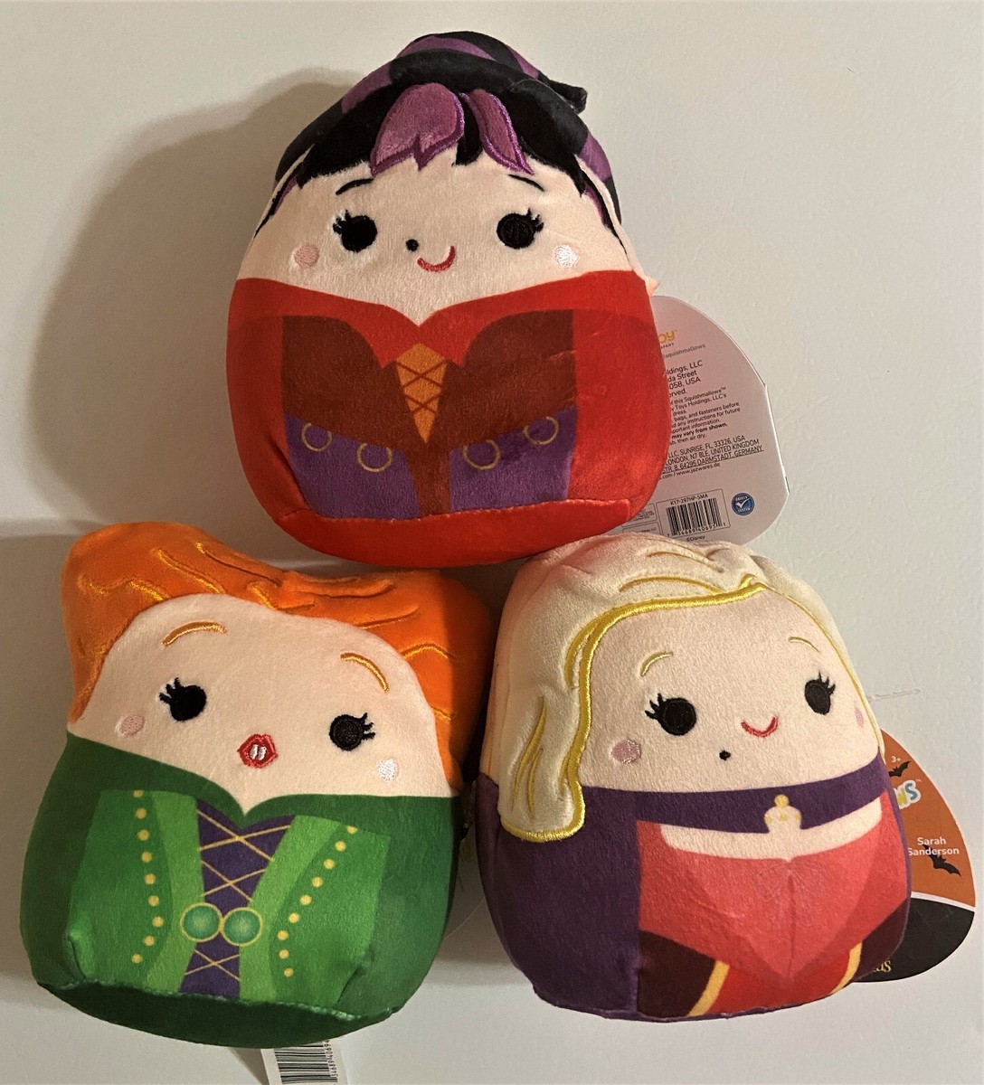 5 Squishmallow Sanderson Sisters Winfred Sarah Hocus Pocus 5 Squishmallow Sanderson Sisters Winfred Sarah Hocus Pocus