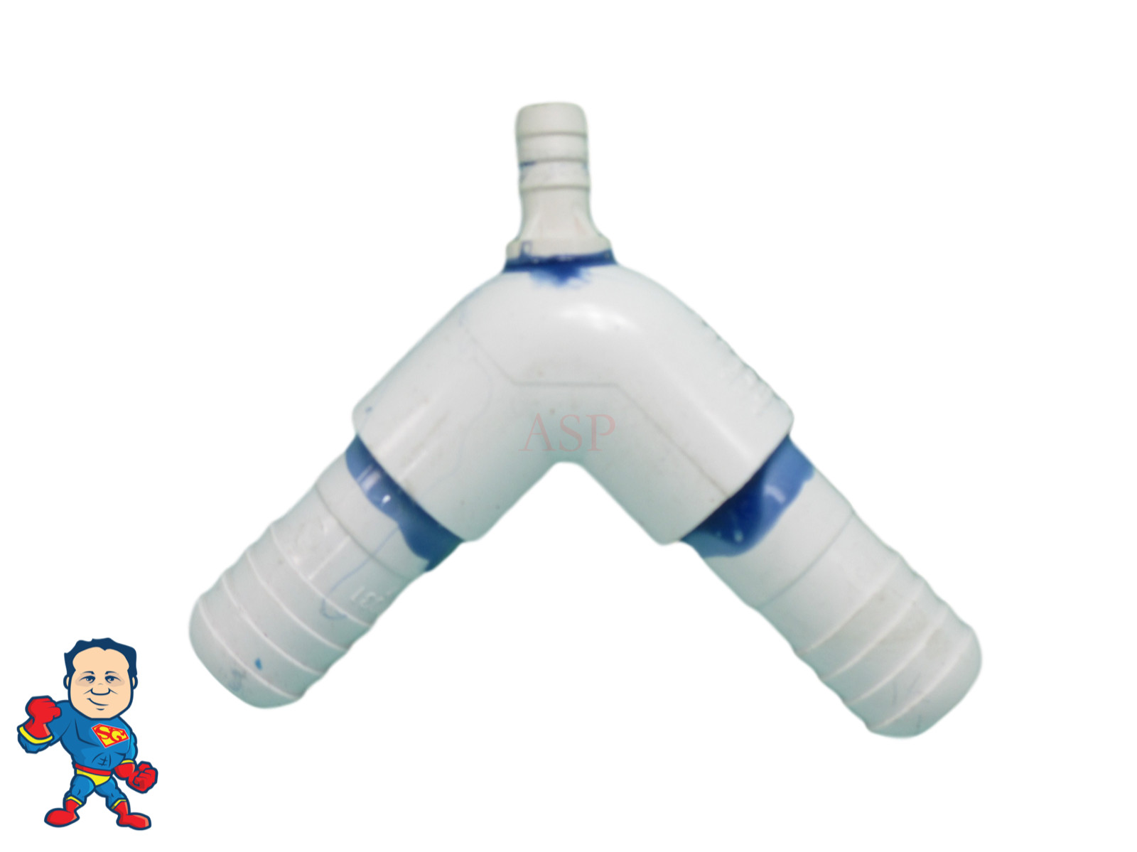 Circulation Pump Fitting Watkins Hotspring 3/4" bar x 3/4" Barb 3/8" Barb Kit