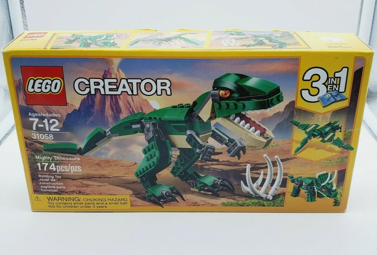 Lego Creator 3 in 1 Mighty Dinosaurs 31058 Building Toy New in Box