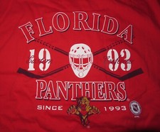 Vintage The Coolest Game 1993 FLORIDA PANTHERS Eastern Conference (XL) T-Shirt