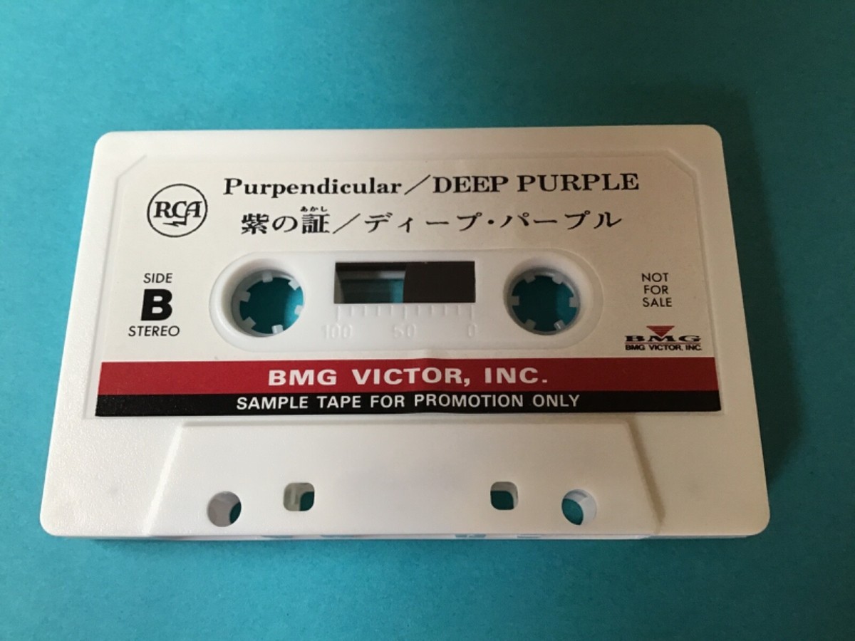 ☆新品未使用☆Deep Purple☆The Canterbury Tapes DEEP PURPLE Japanese Sample Promo Cassette PURPENDICULAR