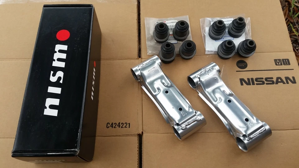 Juego de brazos de control de enlace superior delantero Nissan NISMO FUCA Z32 300ZX INFINITI Q45 90-96 Foto 3 de 4