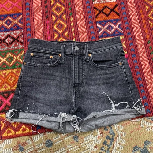 Levis Shorts 501 Vintage Black High 