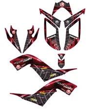 Fits Yamaha Raptor 700R Graphics Kit 2006 2007 2008 2009 2010 2011 2012 decals