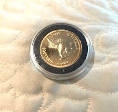 2007 Australia Souvenir coin Kangaroo Encased Collector New in Case