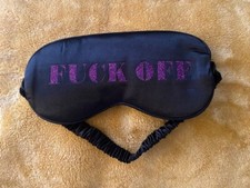 Humorous UCK OFF Sleeping Blindfold Eye Mask