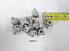 10 PK, FIXTURE Wing Knobs, 1.2" Head Length, 3/4" Depth, 1/4-20  Hole  D0622-1 F