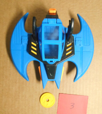 Imaginext DC Comics Super Friends 2008 Batman BatWing with 1 Disc R3