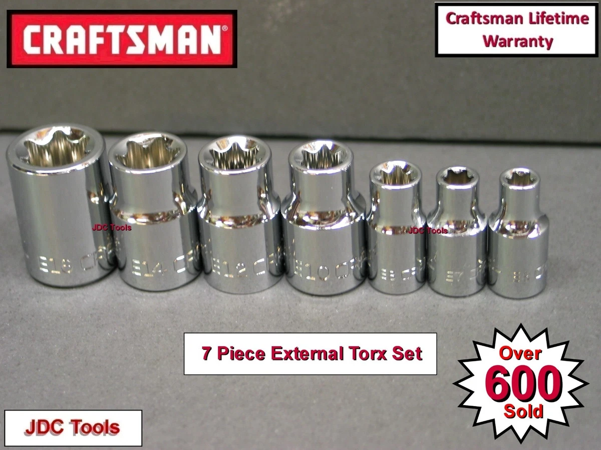 Craftsman star socket set deals