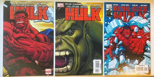 Hulk V2 #4 (2008) 1st Battle w/ Red Hulk! 1st 2nd Print Variant! King-Size NM