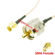 UHF PL259 Male to SMA Male Female Plug Crimp Coaxial RG316 Coax Jumper RF Cable