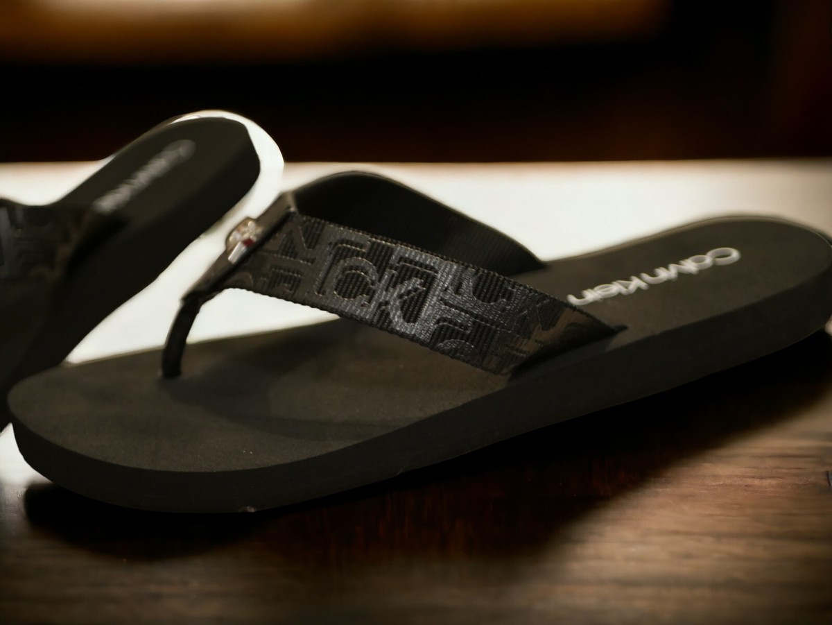Calvin Klein Women’s Black and Gray Sandals Size 6 Amazon.com | Calvin Klein Women main image 2