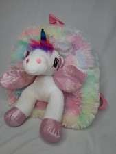 Backpack kids Plush Unicorn Purse 3D Animal Bag Rainbow Christmas/Birthday Gift