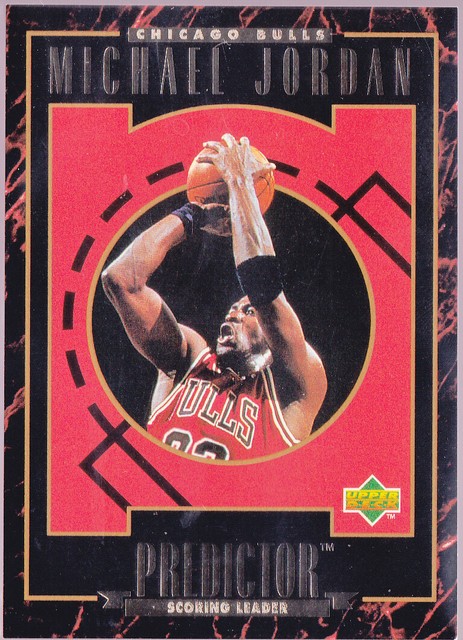 Michael Jordan Bulls 1995 Upper Deck Predictor Scoring Leader 