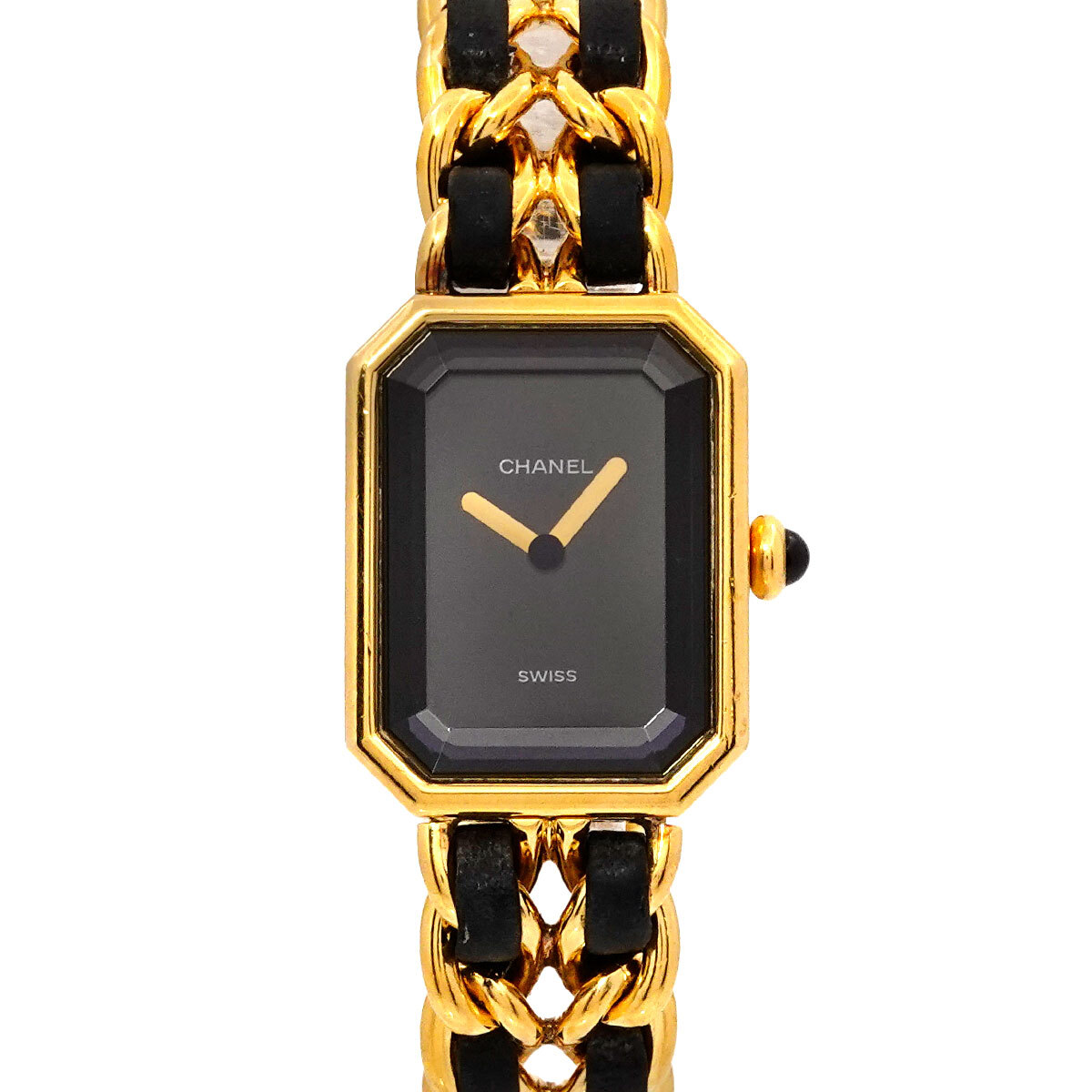Chanel Premier M Leather Black Gold Quartz Watch Dial Chanel Premiere M H0001 Quartz Cal.976.001 GP GP/Leather  main image 2