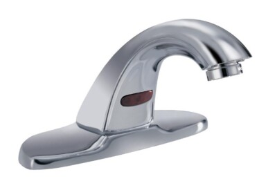 Delta 591LF, Commercial H2Optics Bathroom Faucet without Grid Strainer in Chrome
