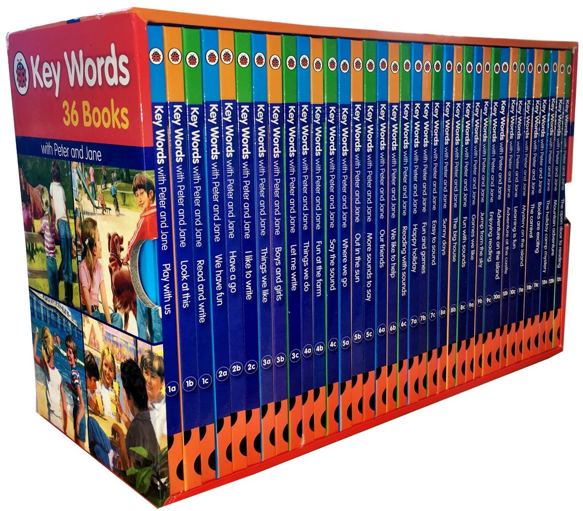 Ladybird Key Words With Peter and Jane 36 Books Set Collection