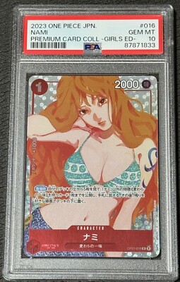 PSA 10 Nami 016 Premium Card Collection Girls Edition 2023 One