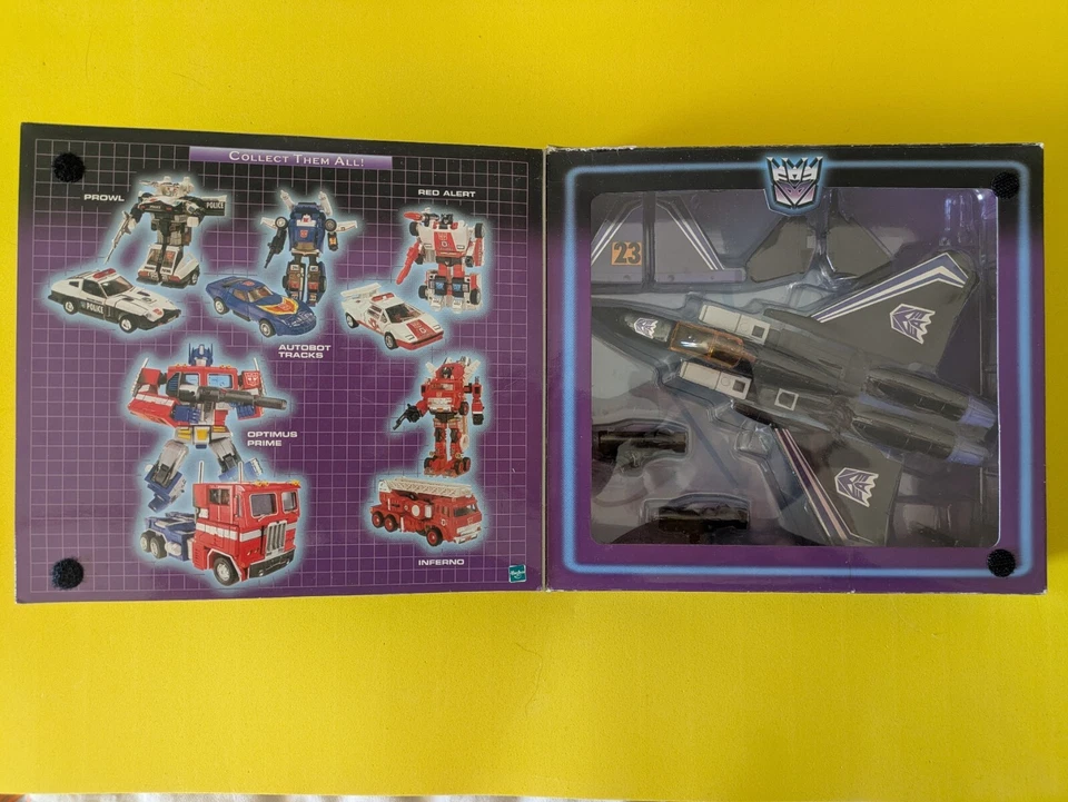 Transformers Decepticon Skywarp Corvo - Originale G1 HASBRO 2005 Da Collezione - Immagine 2 di 4