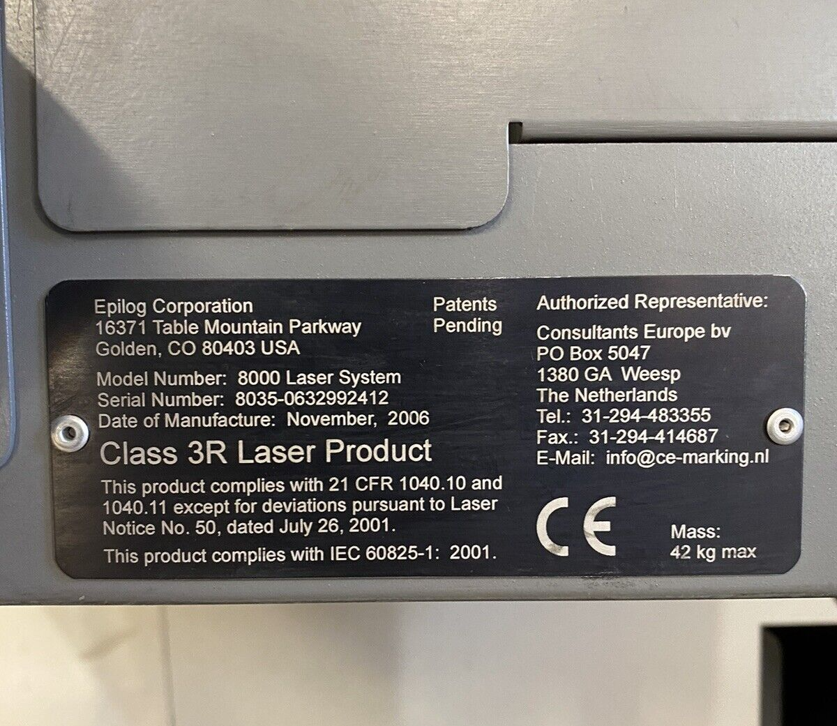 Epilog Laser Engraver eBay