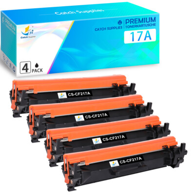 4x Toner für HP 17A CF217A LaserJet Pro MFP M130 nw M130 fw M102 w