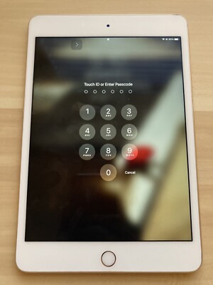 Apple iPad mini 4 128GB, Wi-Fi, 7.9in A1538/MK9Q2LL/A - Gold
