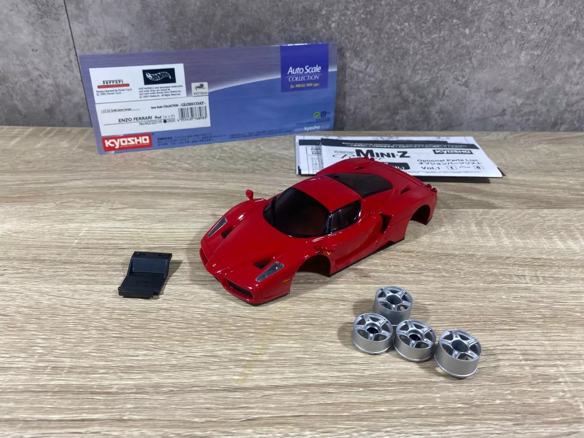 UNUSED OLD Very Rare Kyosho MINI-Z Racer ENZO Ferrari RED BODYSET From Japan F/S