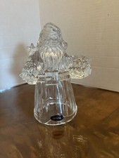Imperial Crystal Santa Claus 24% Lead Crystal -Made In USA🇺🇸