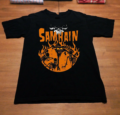 Samhain Danzig Band fire T Shirt Full Size S-5XL | eBay