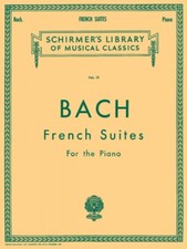 Bach French Suites Schirmer Piano Solo Sheet Music Book NEW 050252090
