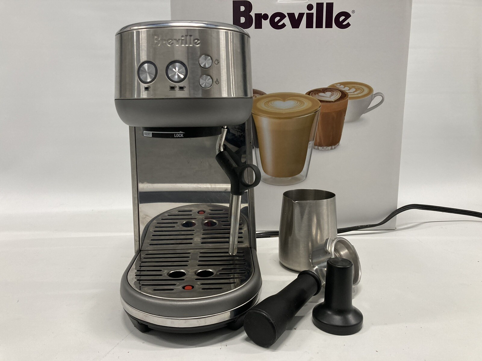 Breville BES450BSS Bambino Espresso Machine, Brushed Stainless Steel
