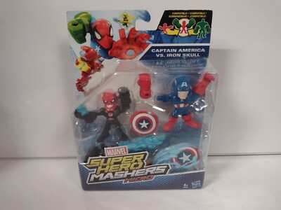 Marvel Super Hero Mashers Captain America Vs Iron Skull Micro Figuren
