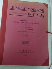 ARCHITETTURA-VILLE MODERNE IN ITALIA-VILLE  LAGO DI COMO E LOMBARDIA-50 TAVOLE..