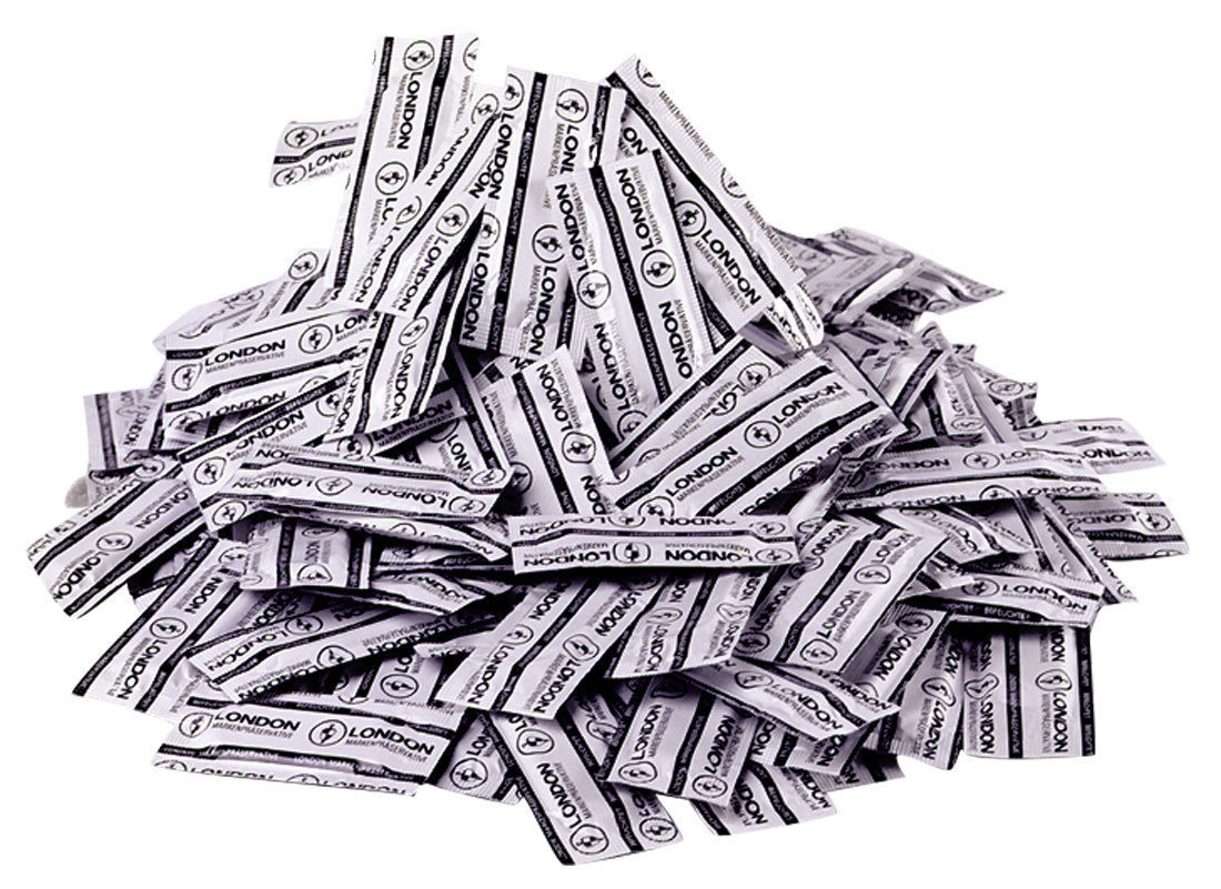 London 100 Kondome feucht stärker Befeuchtet – Transparent