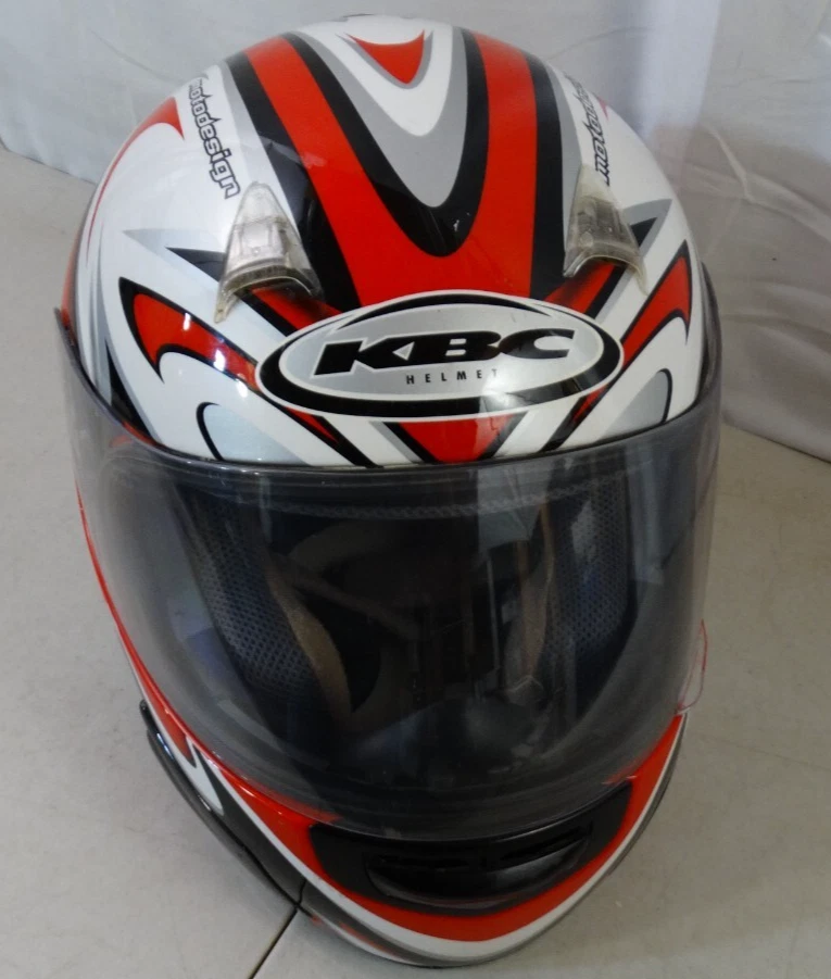 KBC Motodesign Helmet Motorcycle Head Gear Protection Face Coverage Size S - Image 2 of 4