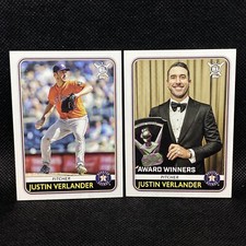2020 Topps Big League Justin Verlander Award Winners & Base Houston Astros #268