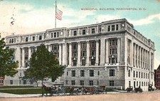 1910 District Municipal Building Washington D.C. Structure Vintage Postcard