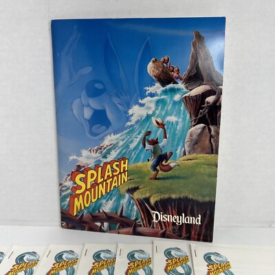 1988 Disneyland Splash Mountain Press Kit Unveiling Attraction In