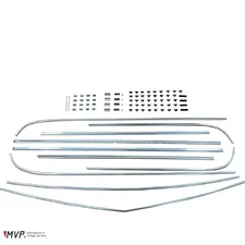 MVP BMW 2002 Chrome Belt Trims ASSY (10PCS Trims + Complete Hardware), Brand New