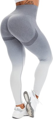 CFR Damen Workout Scrunch Po Lift High Waist Yoga Leggings Gr. M (650)