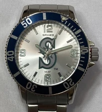 New Seattle Mariners Sparo Key Style Men's Sports Watch Metal Band