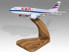 Airbus A310-300 CSA Desk Wood Airplane New Model Small Scale 1/130