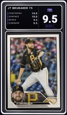 2023 Topps #75 JT Brubaker Pittsburgh Pirates MLB Card - CGA 9.5 Digital Grade