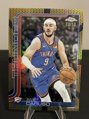 2025-26 Topps Chrome - Alex Caruso #170 Gold Basketball Refractor /50